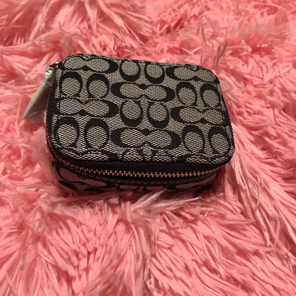 Authentic Women's Coach Signature Triple Pill Box